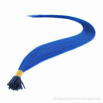 Grade 5A Hot Sale Keratin Prebond Double Drawn Remy Hair Extension, I-tip